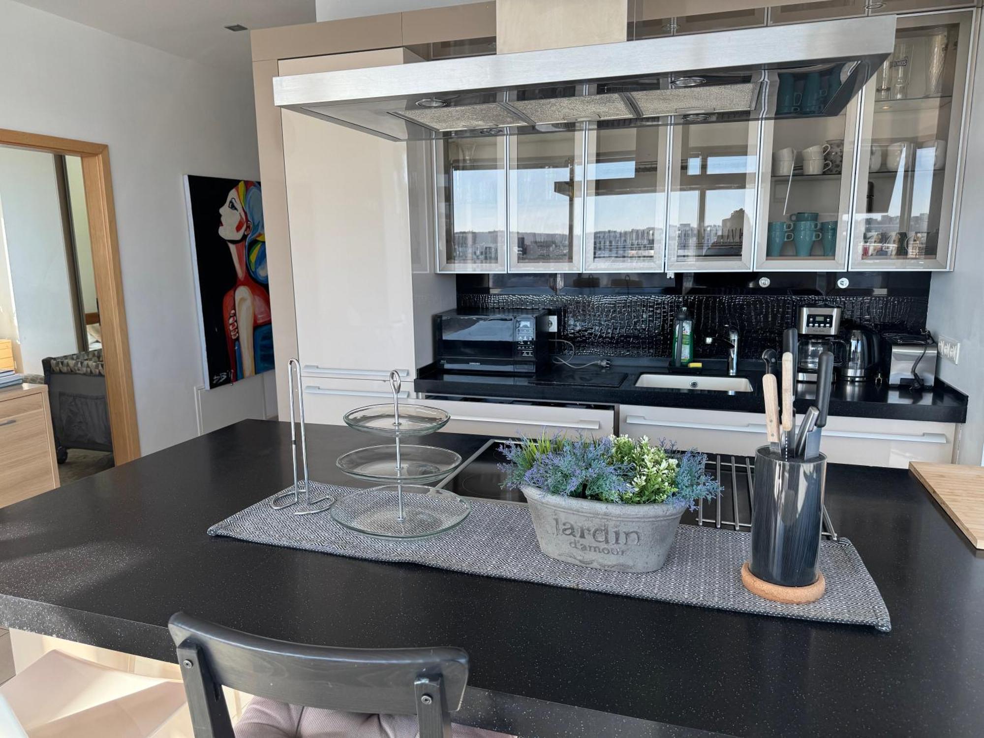 Helios Luxury Apartment In Vilnius Skyscraper エクステリア 写真